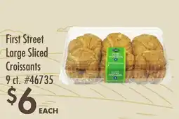 Smart & Final First Street Large Sliced Croissants offer