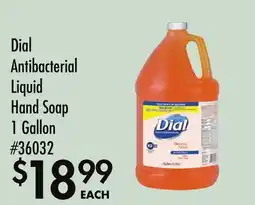 Smart & Final Dial Antibacterial Liquid Hand Soap offer