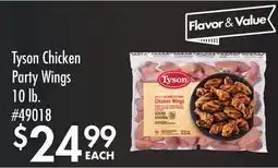 Smart & Final Tyson Chicken Party Wings offer