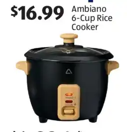 Aldi Ambiano 6-Cup Rice Cooker offer