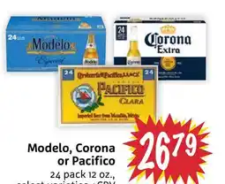 Foodmaxx Modelo, Corona or Pacifico offer