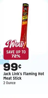 Grocery Outlet Flaming Hot Meat Stick offer