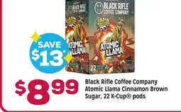 Grocery Outlet Black Rifle Coffee Company Atomic Llama Cinnamon Brown Sugar offer
