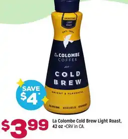 Grocery Outlet La Colombe Cold Brew Light Roast offer