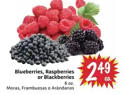 Foodmaxx Blueberries, Raspberries or Blackberries offer