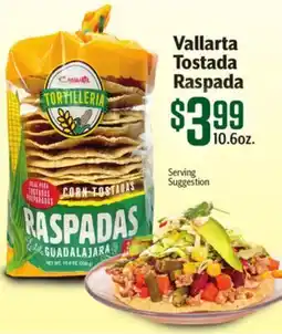 Vallarta Supermarkets Vallarta Tostada Raspada offer