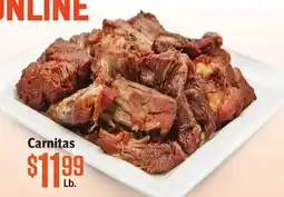 Vallarta Supermarkets Carnitas offer