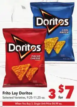 Vallarta Supermarkets Frito Lay Doritos offer