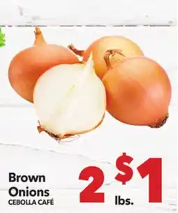 Vallarta Supermarkets Brown Onions / CEBOLLA CAFÉ offer