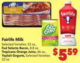 Vallarta Supermarkets Fairlife Milk offer