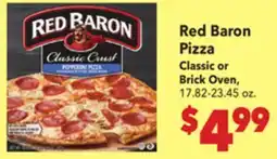 Vallarta Supermarkets Red Baron Pizza offer