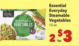 Vallarta Supermarkets Essential Everyday Steamable Vegetables offer