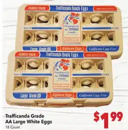 Vallarta Supermarkets Trafficanda Grade AA Large White Eggs offer