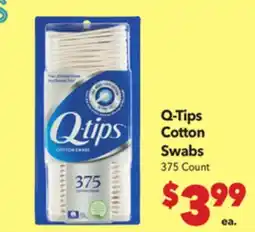 Vallarta Supermarkets Q-Tips Cotton Swabs offer