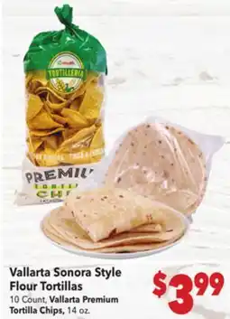 Vallarta Supermarkets Vallarta Sonora Style Flour Tortillas offer