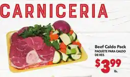 Vallarta Supermarkets Beef Caldo Pack / PAQUETE PARA CALDO DE RES offer