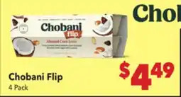 Vallarta Supermarkets Chobani Flip offer