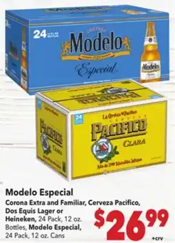Vallarta Supermarkets Modelo Especial offer