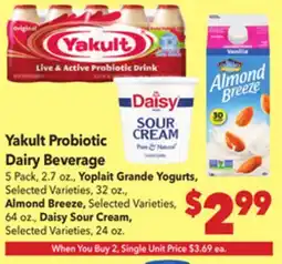Vallarta Supermarkets Yakult Probiotic Dairy Beverage offer