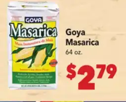 Vallarta Supermarkets Goya Masarica offer