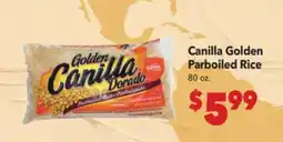 Vallarta Supermarkets Canilla Golden Parboiled Rice offer