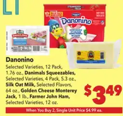 Vallarta Supermarkets Danonino offer