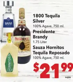 Vallarta Supermarkets 1800 Tequila Silver offer