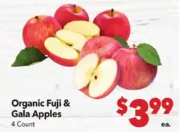 Vallarta Supermarkets Organic Fuji & Gala Apples offer