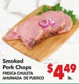 Vallarta Supermarkets Smoked Pork Chops / FRESCA CHULETA AHUMADA DE PUERCO offer