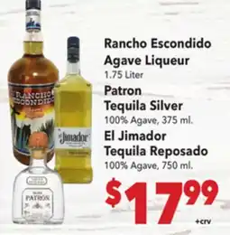 Vallarta Supermarkets Rancho Escondido Agave Liqueur offer