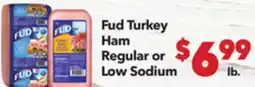 Vallarta Supermarkets Fud Turkey Ham Regular or Low Sodium offer