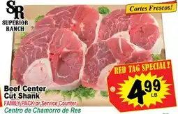 Superior Grocers Beef Center Cut Shank offer
