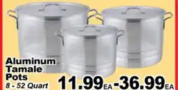 Superior Grocers Aluminum Tamale Pots offer
