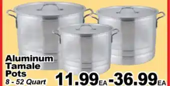 Superior Grocers Aluminum Tamale Pots offer