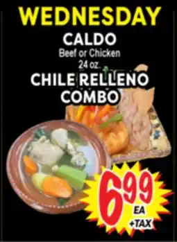 Superior Grocers CALDO Beef or Chicken offer