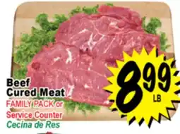 Superior Grocers Beef Cured Meat offer
