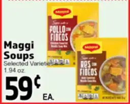 Superior Grocers Maggi Soups offer