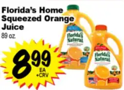 Superior Grocers Florida's Home Squeezed Orange Juice offer