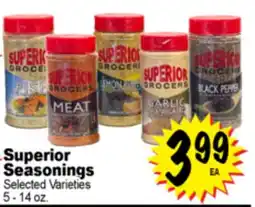 Superior Grocers Superior Seasonings offer