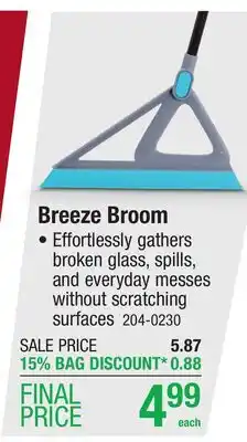 Menards Breeze Broom offer