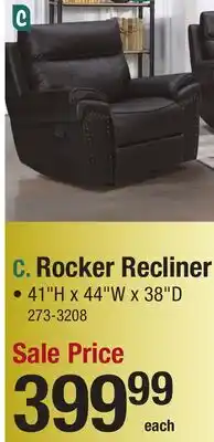 Menards Rocker Recliner offer