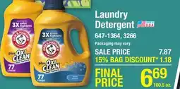 Menards Laundry Detergent offer