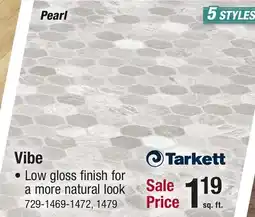 Menards Tarkett Vibe offer