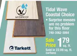 Menards Tidal Wave Coastal Choice offer