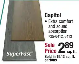 Menards SuperFast Capital WATERPROOF VINYL PLANK FLOORING offer