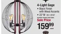 Menards 4-Light Gage offer