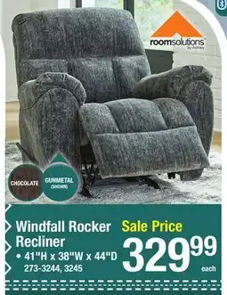 Menards Windfall Rocker Recliner offer
