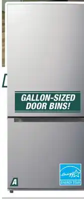 Menards 18.7 cu. ft. Bottom Freezer Refrigerator offer