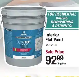 Menards Interior FLat Paint offer