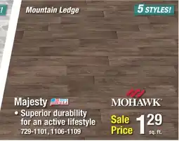 Menards MOHAWK Majesty offer